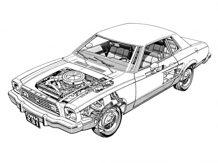  Ford Mustang II Coupe 1974 года  (фото 2 из 2)